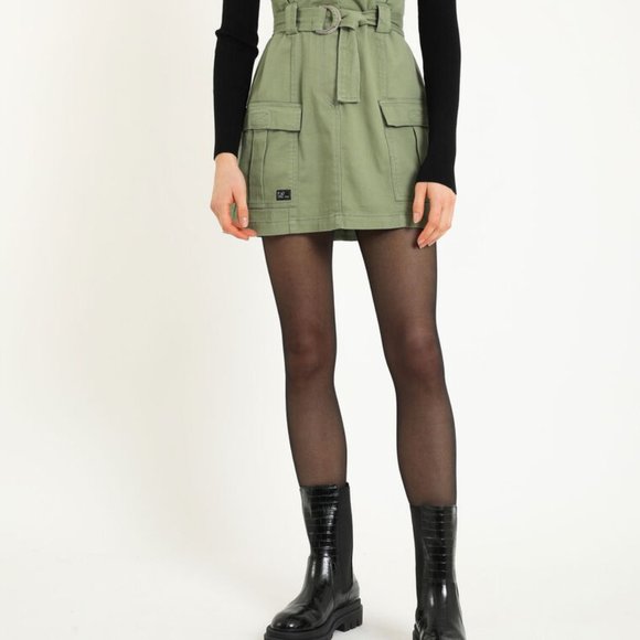 Khaki battle skirt